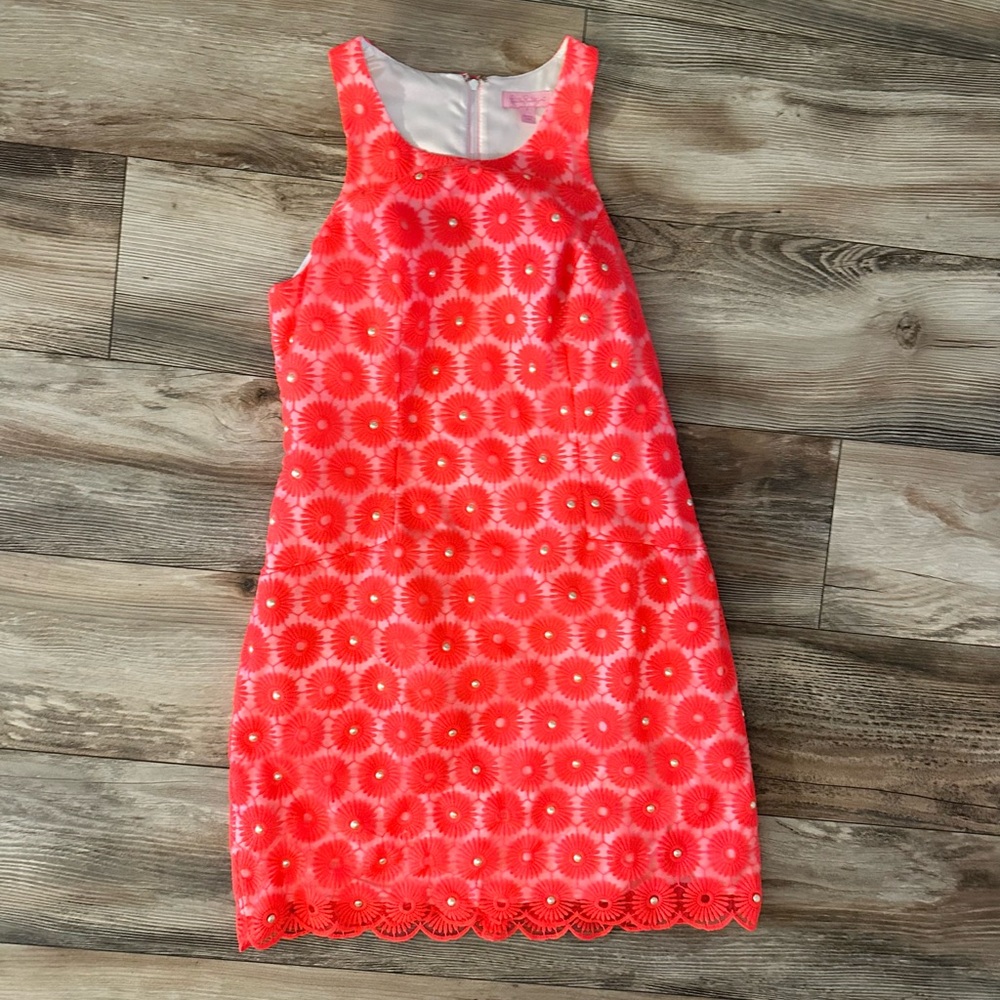 Lilly Pulitzer hot pink dress